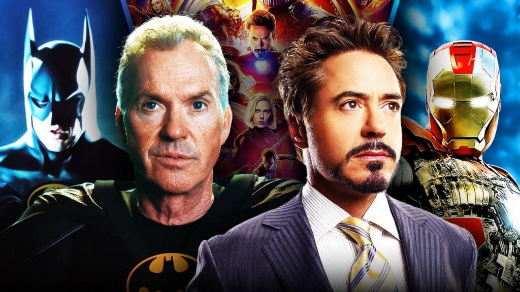 Michael Keaton, Batman, Robert Downey Jr., Iron Man