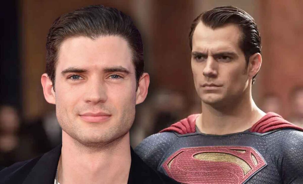 David Corenswet y Henry Cavill Superman