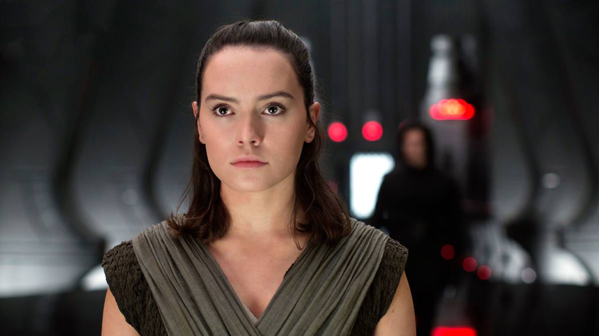 Daisy Ridley dans le rôle de Rey dans Star Wars