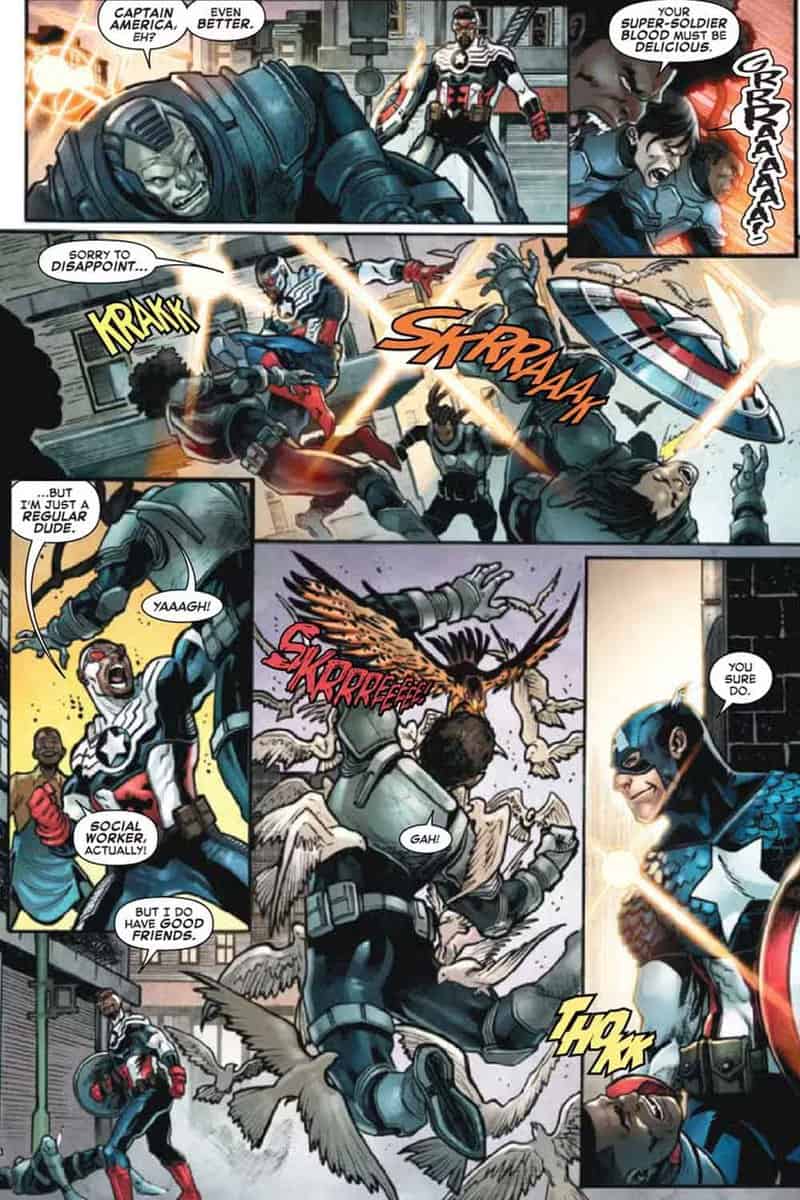 Marvel a un aperçu parfait avant Captain America : Brave New World Sam Wilson : Capitaine Amérique #1 (Marvel Comics)