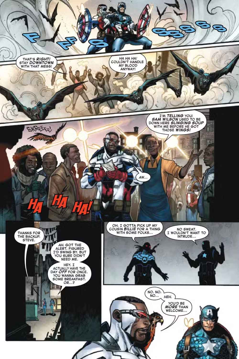 Marvel a un aperçu parfait avant Captain America : Brave New World Sam Wilson : Capitaine Amérique #1 (Marvel Comics)