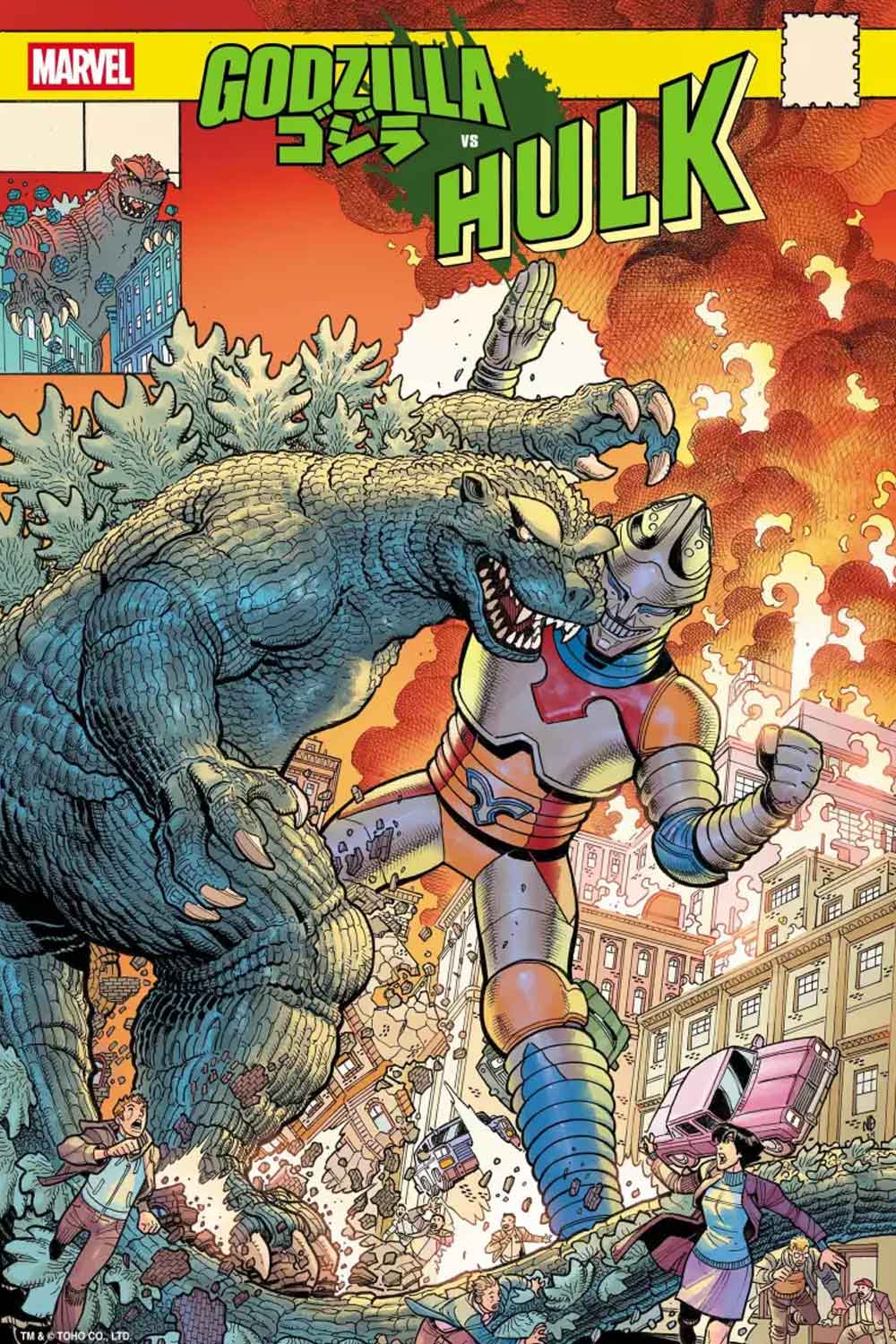 Marvel annonce le combat définitif : Godzilla vs Hulk merveille godzilla contre hulk