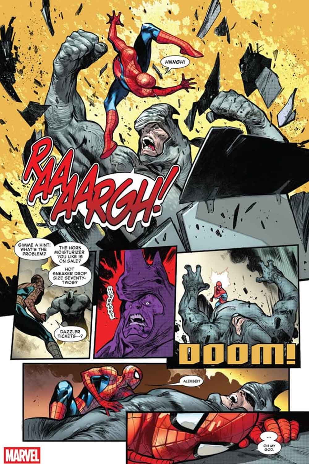 Marvel révèle la tragédie de Rhino Amazing Spider-Man (2025) Marvel Comics