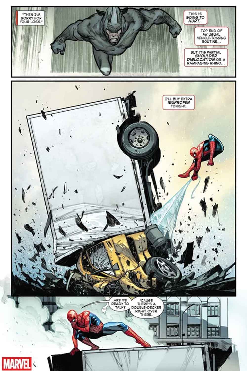 Marvel révèle la tragédie de Rhino Amazing Spider-Man (2025) Marvel Comics