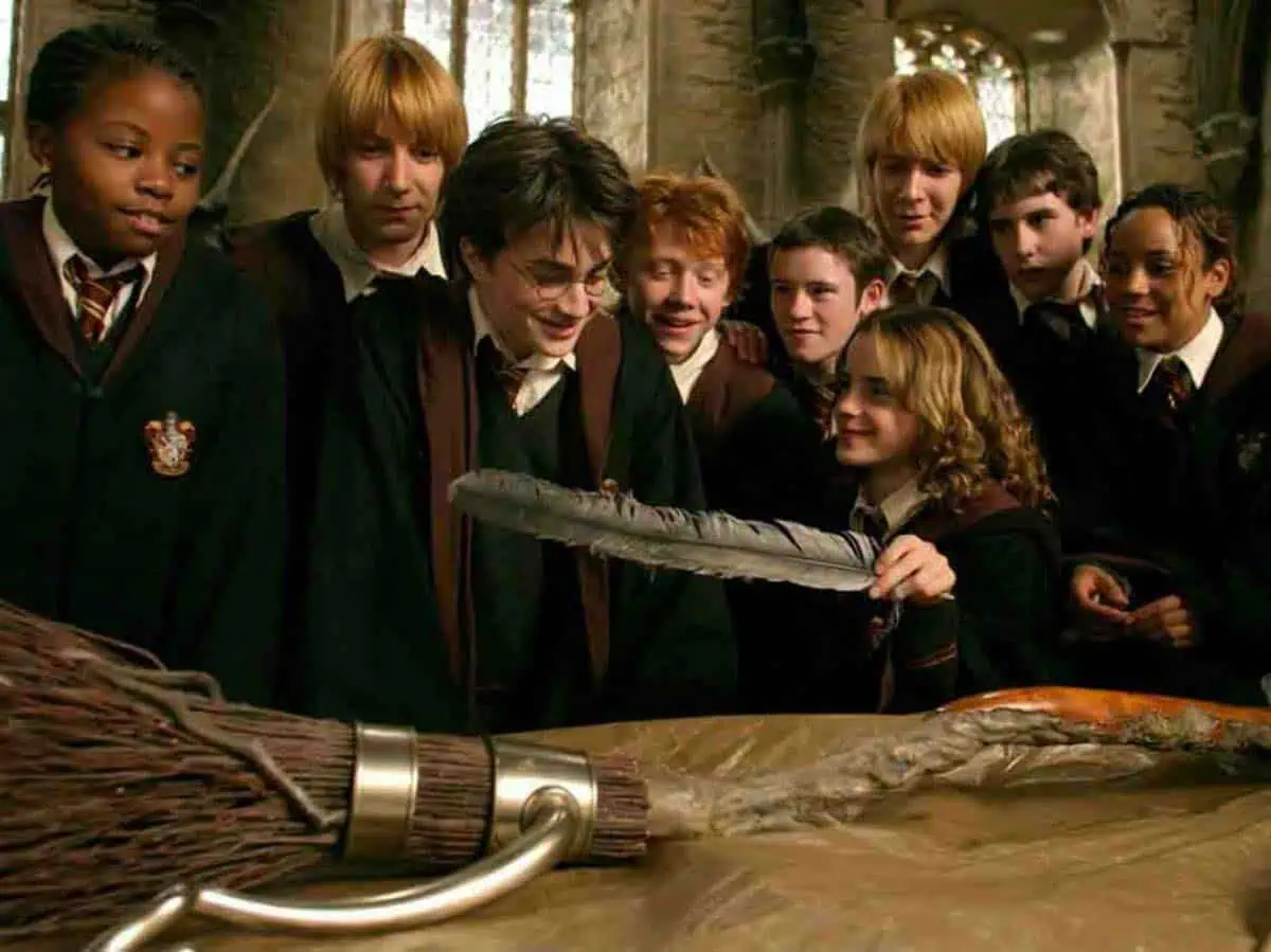 Daniel Radcliffe, Emma Watson et Rupert Grint dans Frame par Harry Potter et le prisonnier d'Azkaban