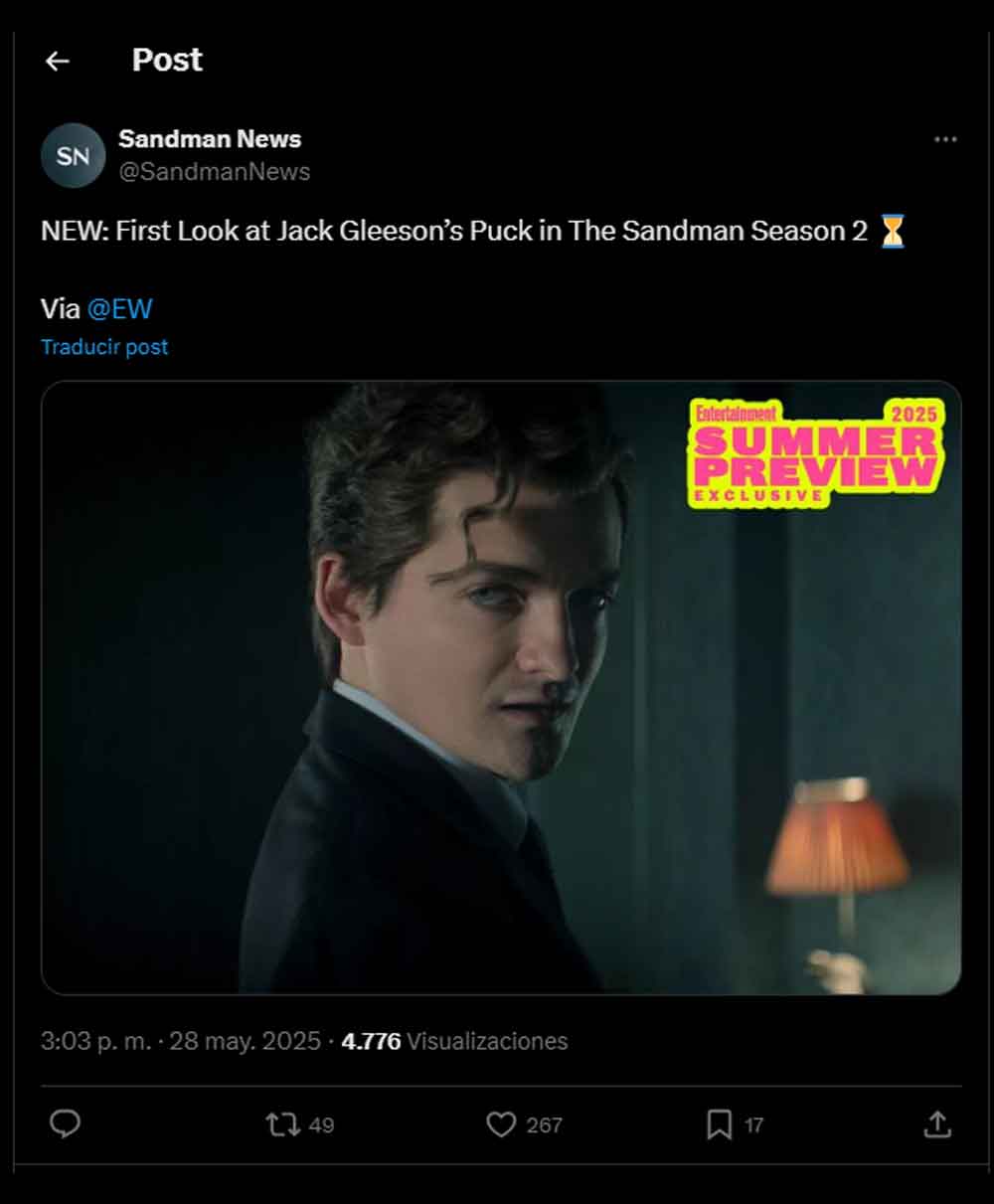 Première image des nouveaux personnages de la saison 2 de Sandman