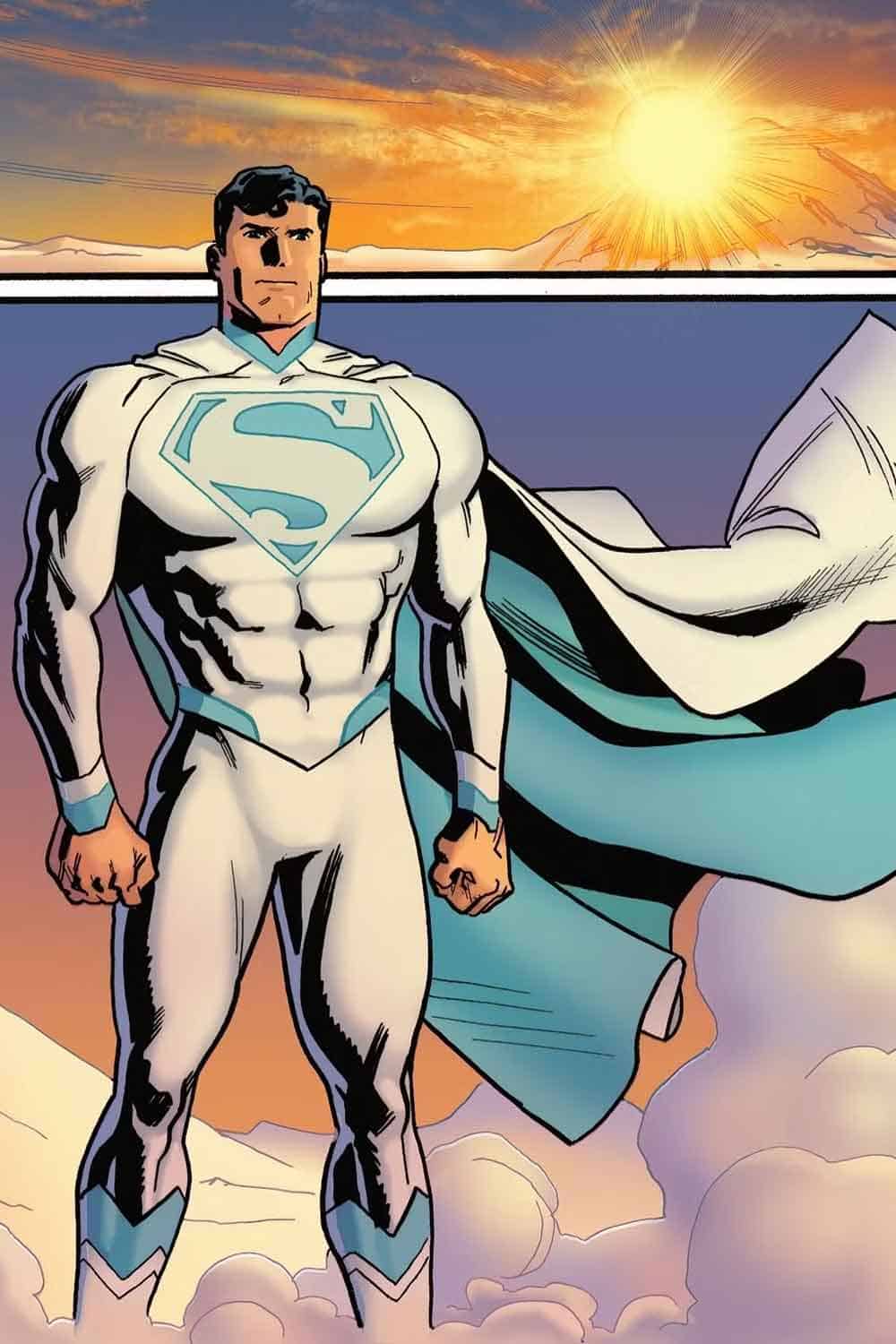 Superman présente un costume blanc incroyable