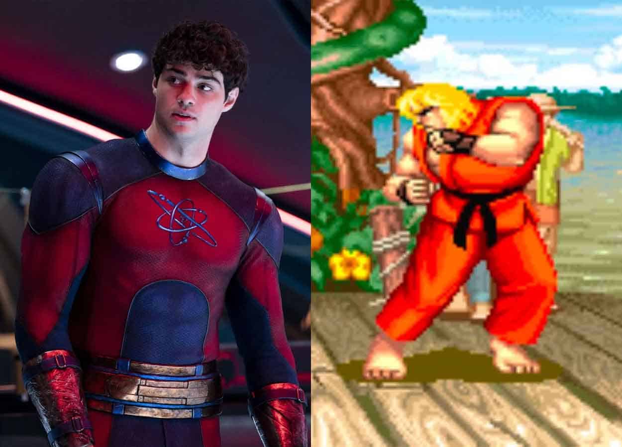Noah Centineo et Ken de Street Fighter