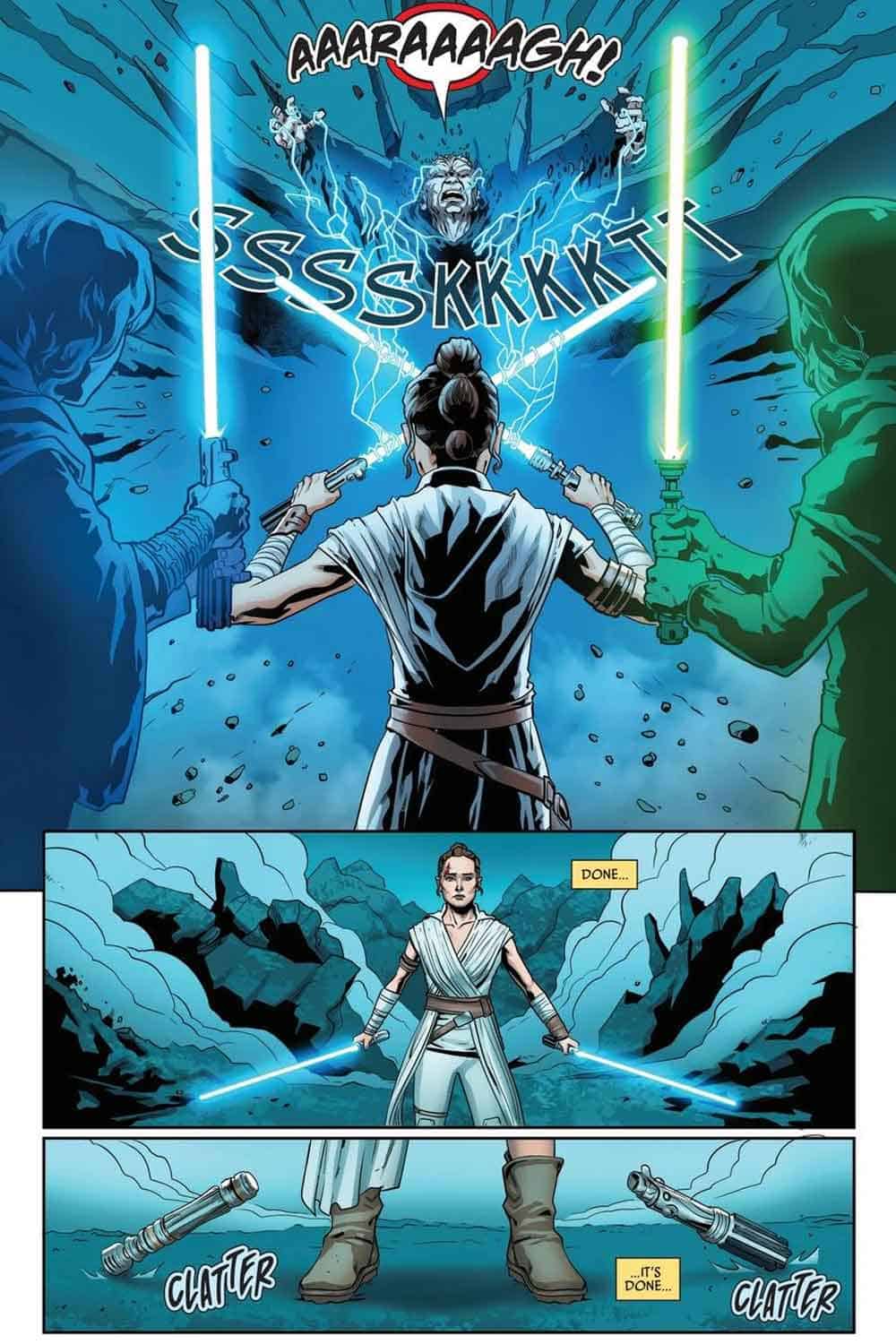 La bande dessinée fixe Star Wars: la montée en puissance de Skywalker