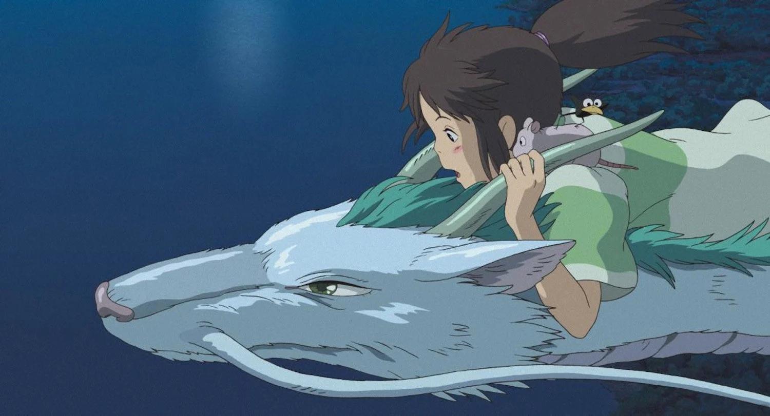 Chihiro met Haku dans «The Trip of Chihiro» (Image: Studio Ghibli)