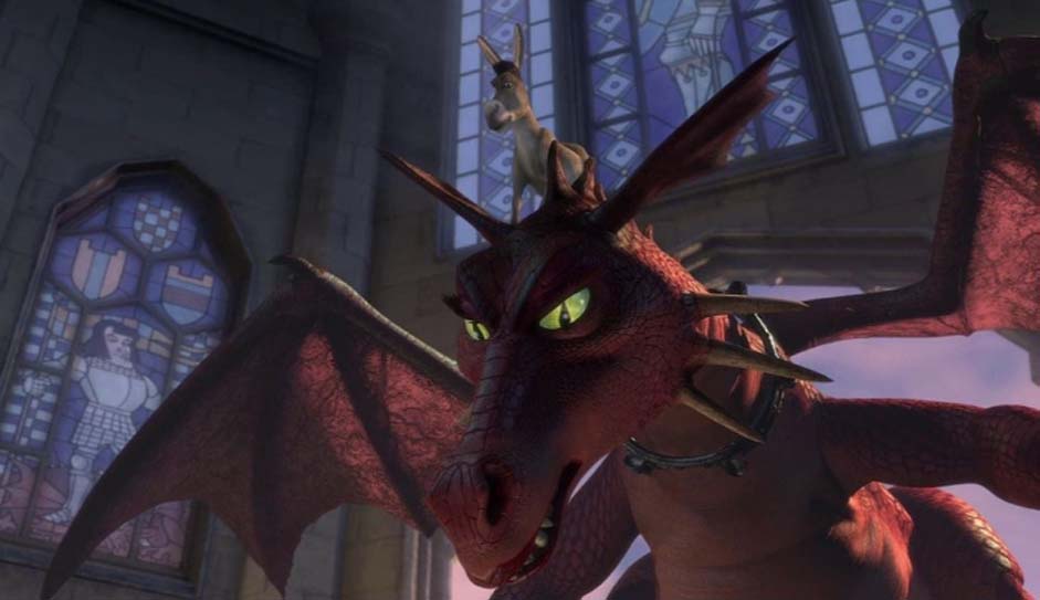 Burro set Dragona dans «Shrek» (2001) (Image: DreamWorks)