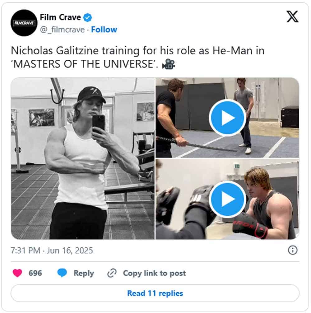 Nicholas galitzine dans Masters of the Universe