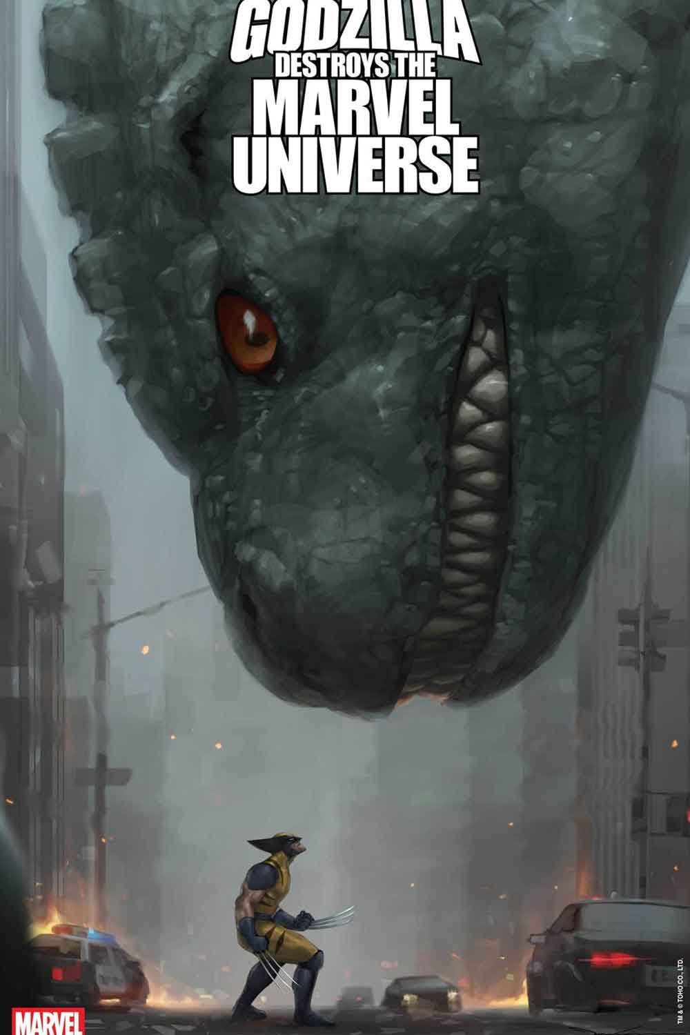 Godzilla détruit l'univers Marvel vs X-Men