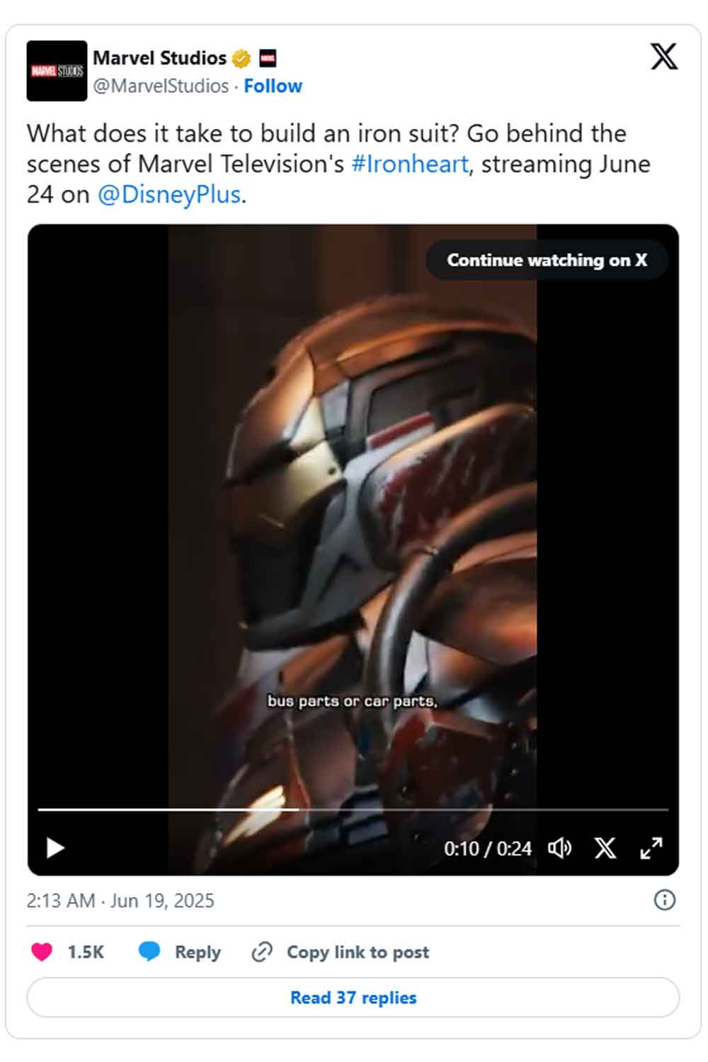Promotion Ironheart