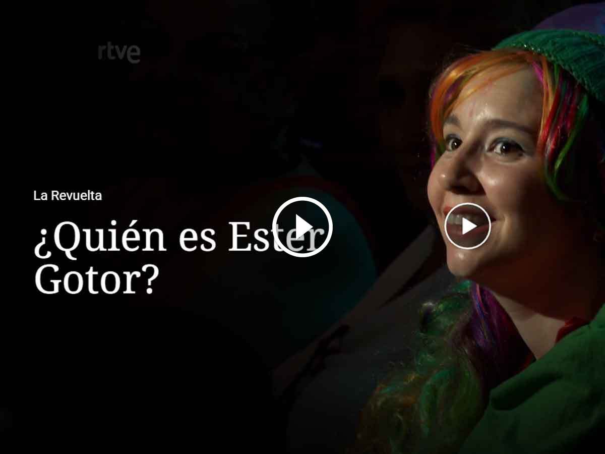 Cinemascomics Ester Gotor Reporter partage un message émotionnel dans la révolte RTVE