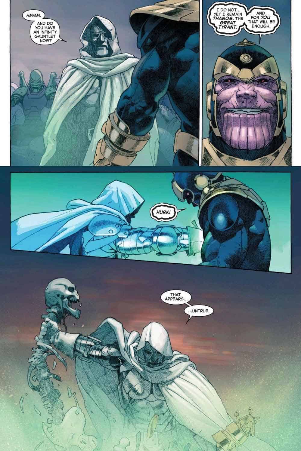 doctor doom vs thanos
