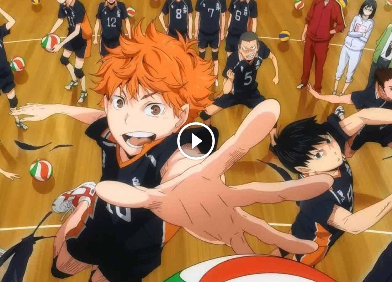 Première image de 3 personnages de Haikyuu après le saut temporaire: ils regardent donc 30 ans