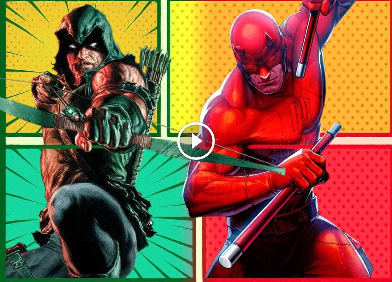 Primera imagen del equipo formado por Arrow y Daredevil en lo nuevo de Marvel / DC Comics
