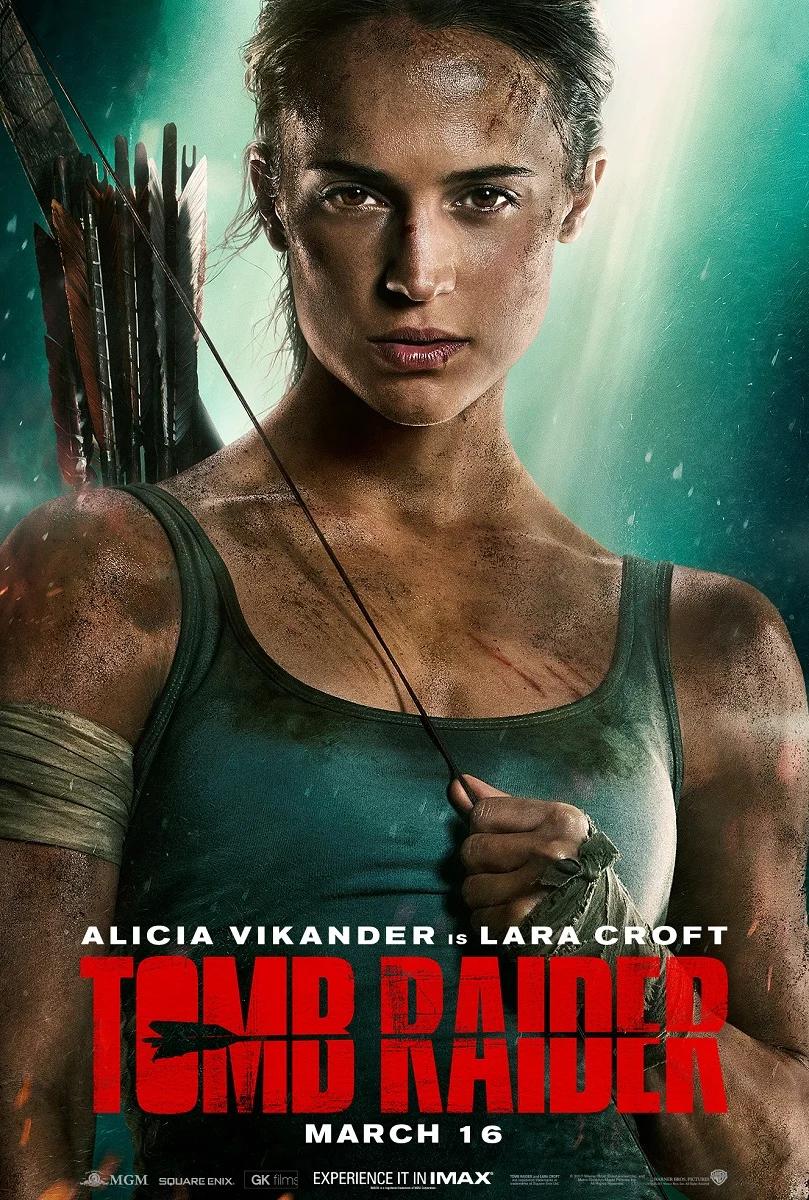 Alicia Vikander dans le rôle de Lara Croft dans la dernière adaptation cinématographique de