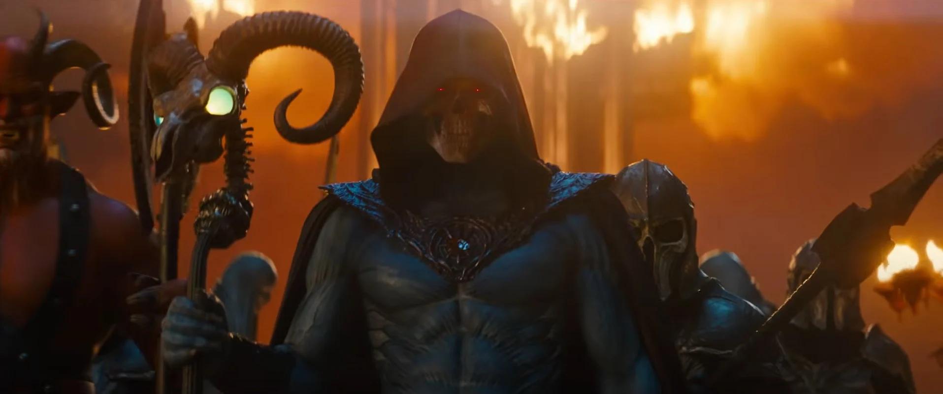 Skeletor, joué par Jared Leto, dans « Masters of The Universe » (Image : Amazon MGM Studios)