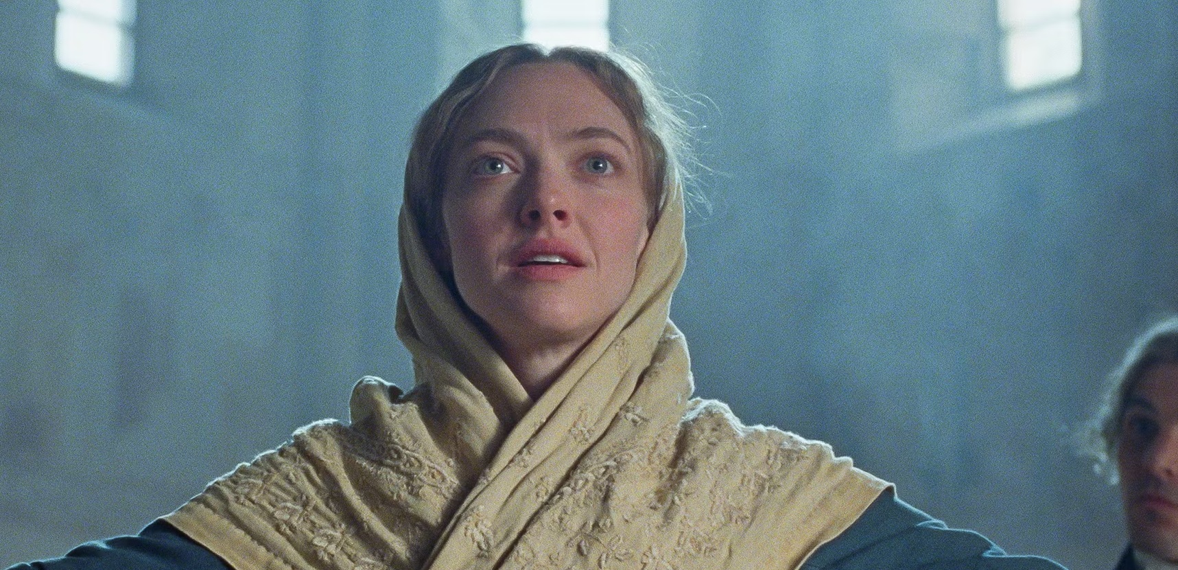 Amanda Seyfried dans « Le Testament d'Ann Lee » (image : Collider)