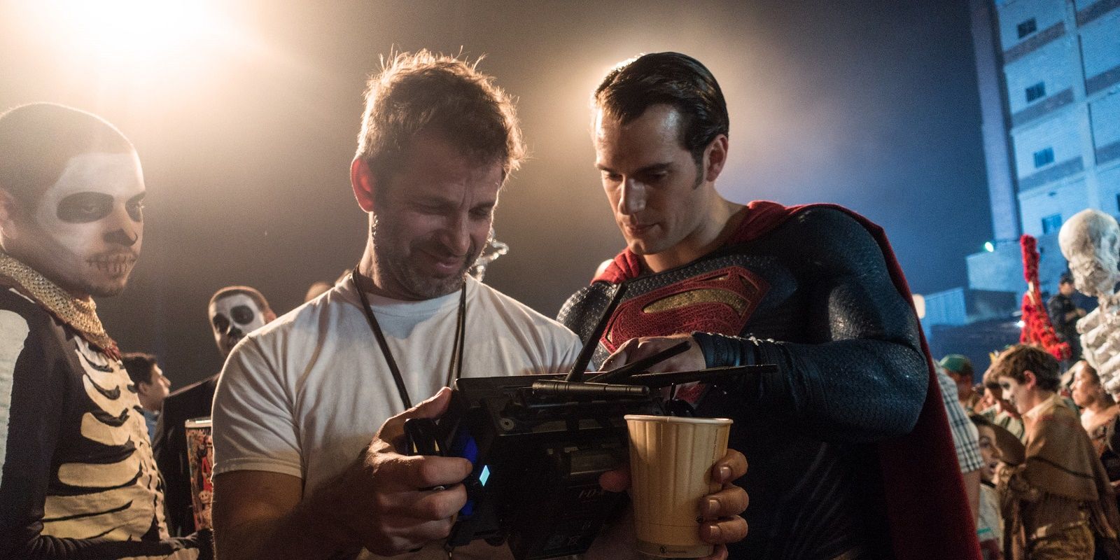 Zack Snyder sur le tournage de