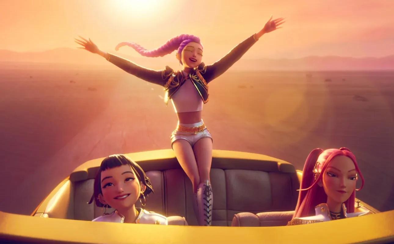 « Les guerriers de la K-Pop » (image : Netflix)