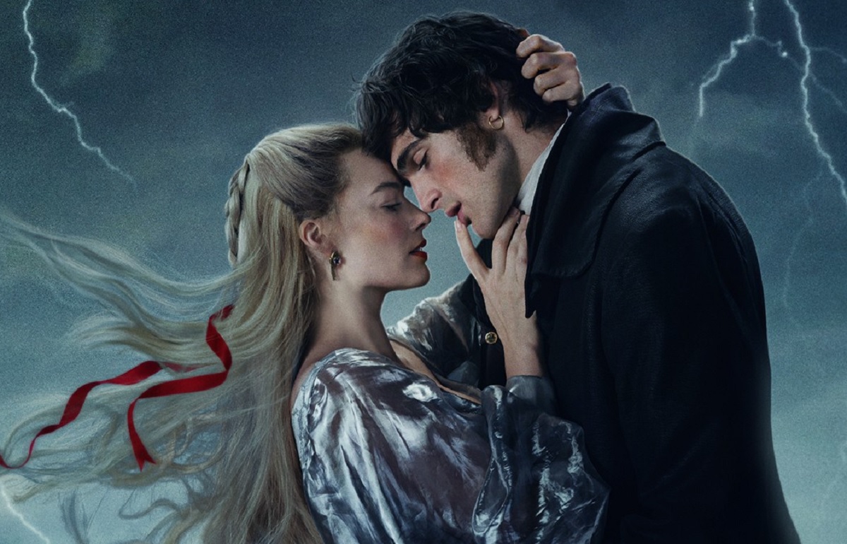 Margot Robbie et Jacob Elordi sur l'affiche de