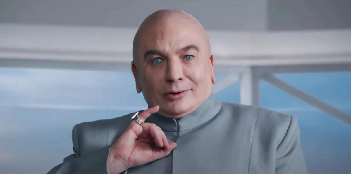 Mike Myers dans le rôle du Dr Evil dans la publicité de General Motors