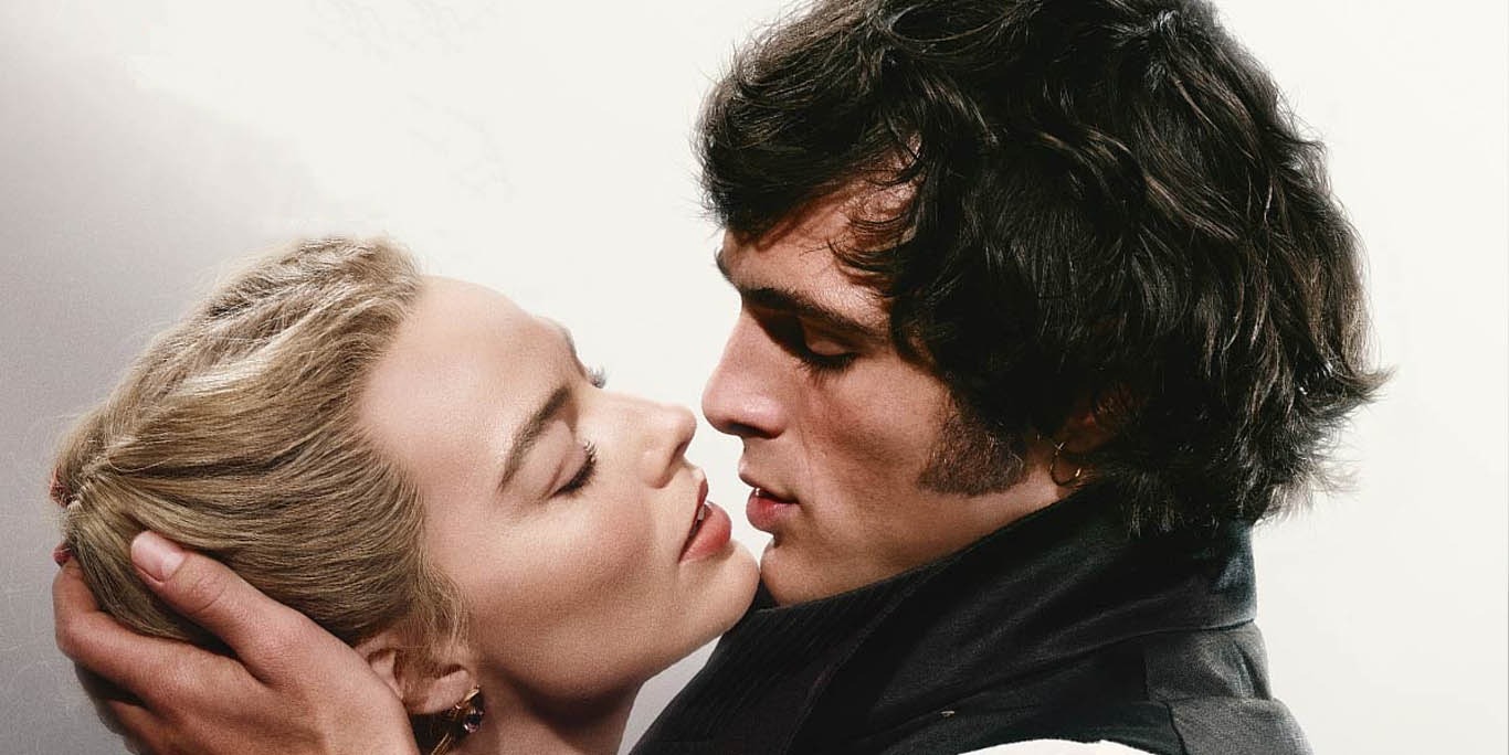 Margot Robbie et Jacob Elordi sur l'affiche de