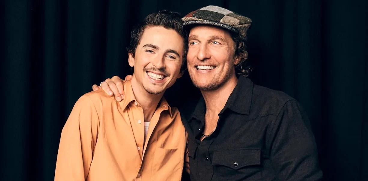 Timothée Chalamet et Matthew McConaughey