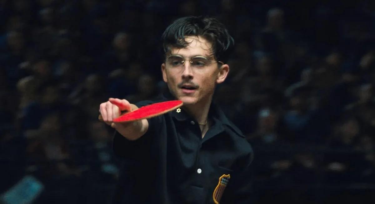 Timothée Chalamet dans 'Marty Supreme' (image : A24)