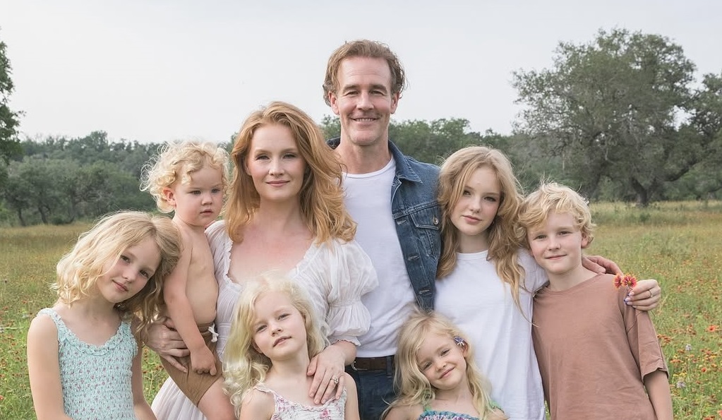 James Van Der Beek avec sa famille (Image : Instagram @vanderjames)