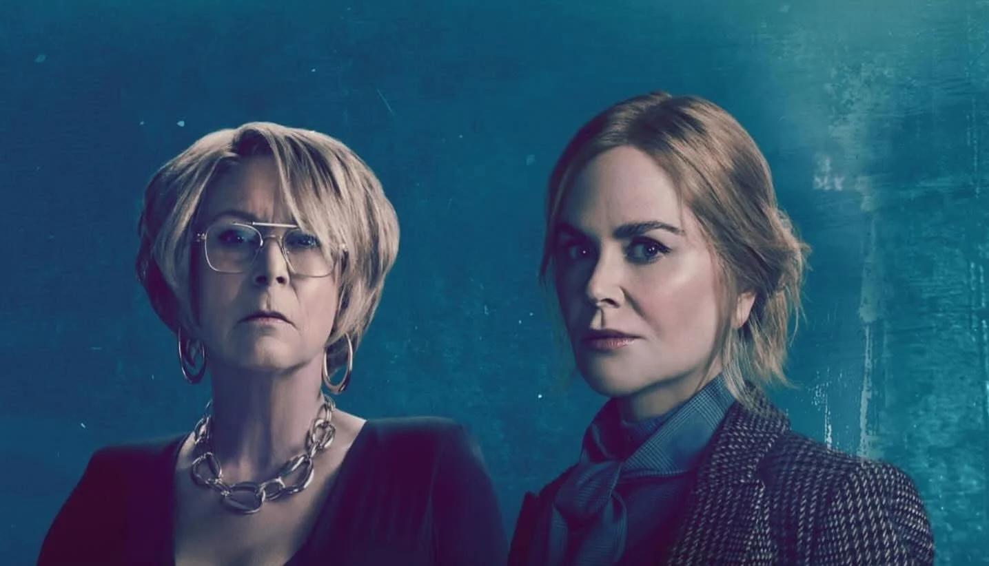 Jamie Lee Curtis avec Nicole Kidman dans 'Scarpetta', la nouvelle série dans laquelle l'actrice joue (image : Amazon Prime Video)