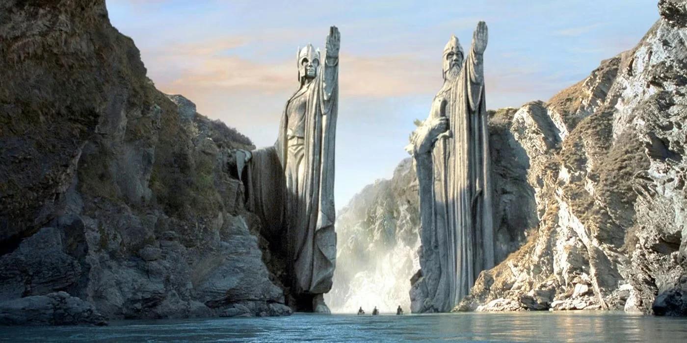 Scène de « Le Seigneur des Anneaux : La Communauté de l'Anneau » (image : Warner Bros.)