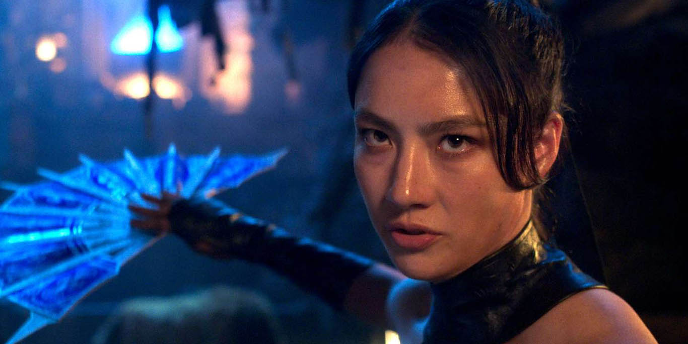 Adeline Rudolph dans 'Mortal Kombat 2' (image : EW)