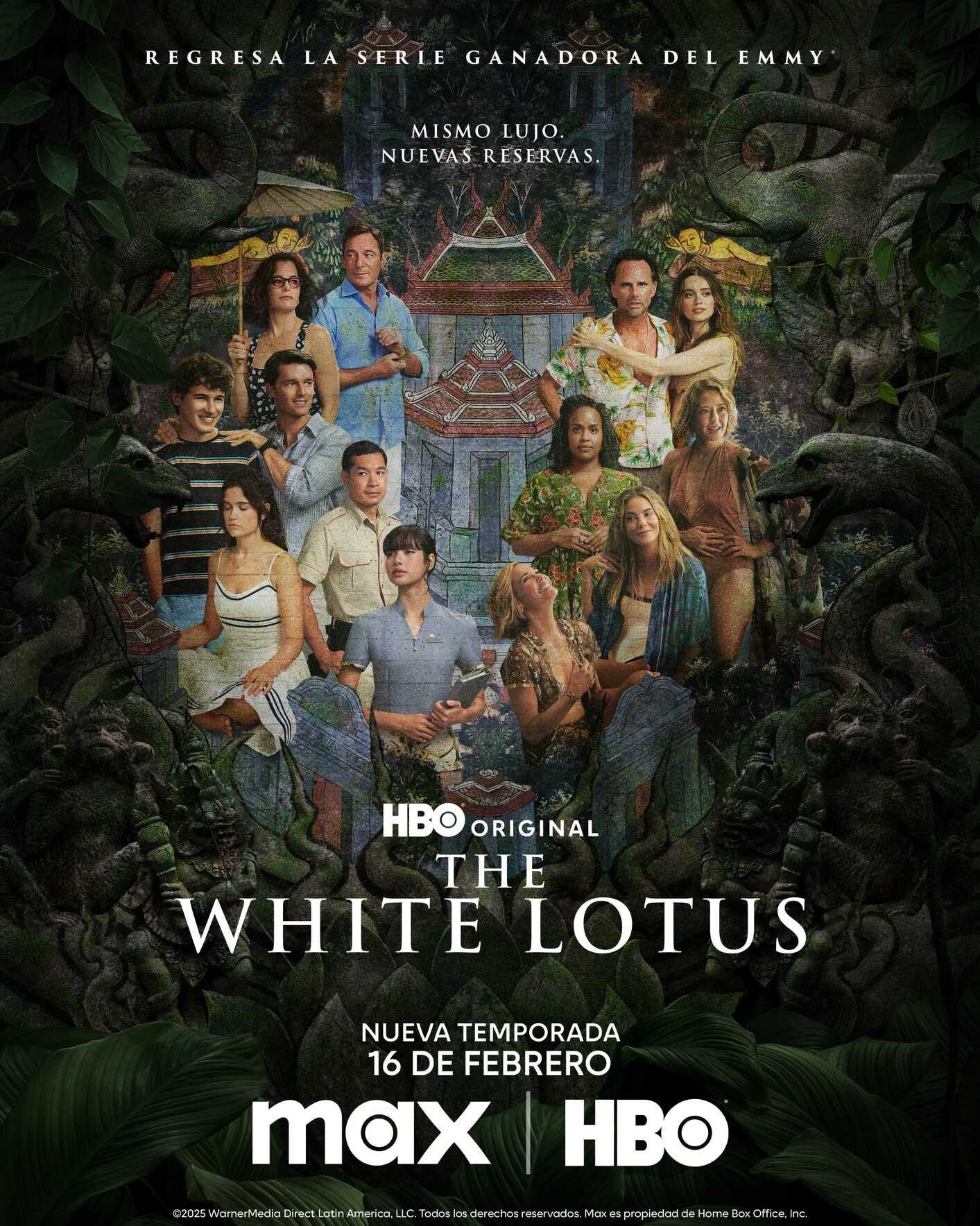 Affiche de la saison 3 de « The White Lotus » (image : HBO)
