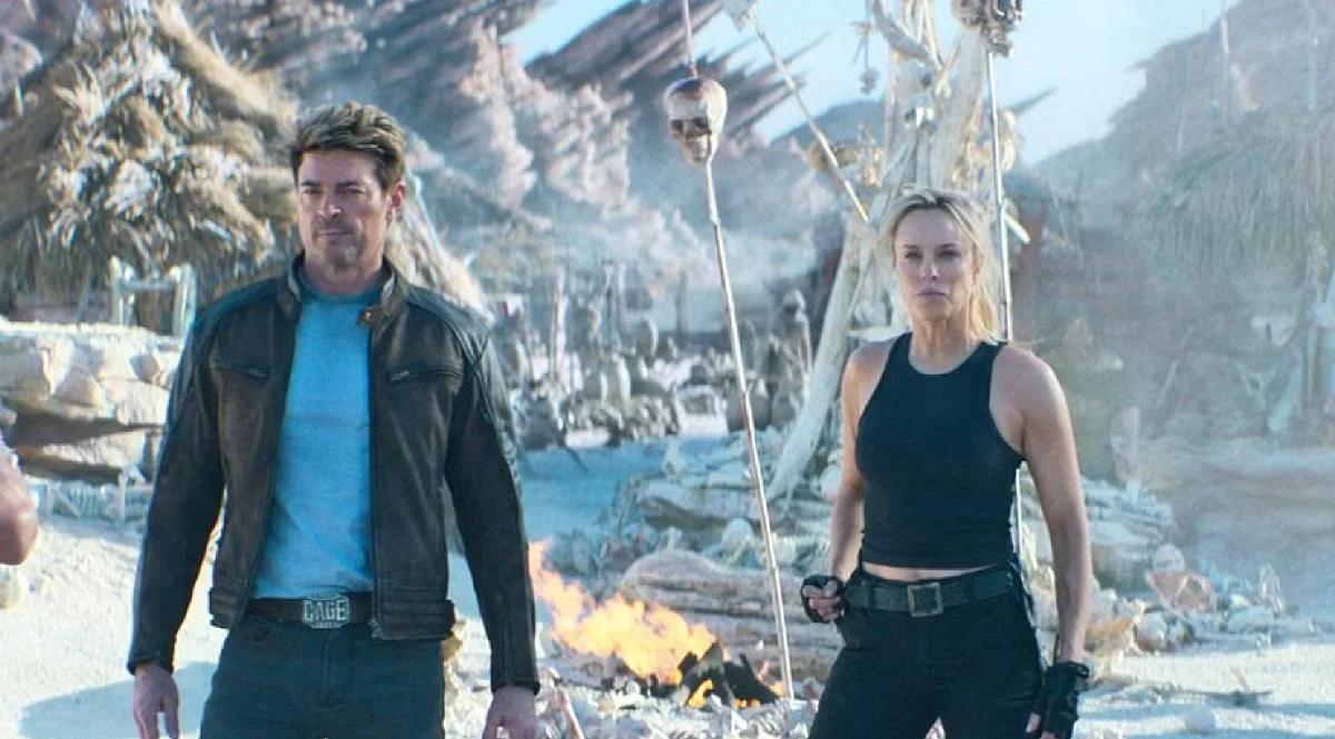 Karl Urban et Jessica McNamee dans