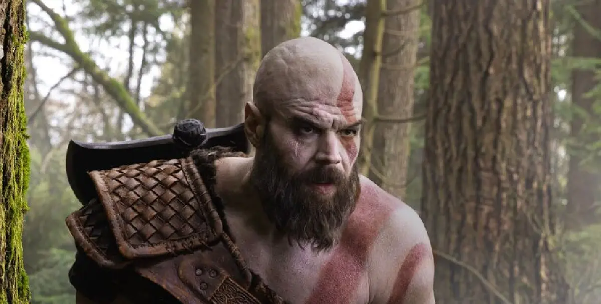 Ryan Hurst dans la première image de la série « God of War » (image : Amazon)