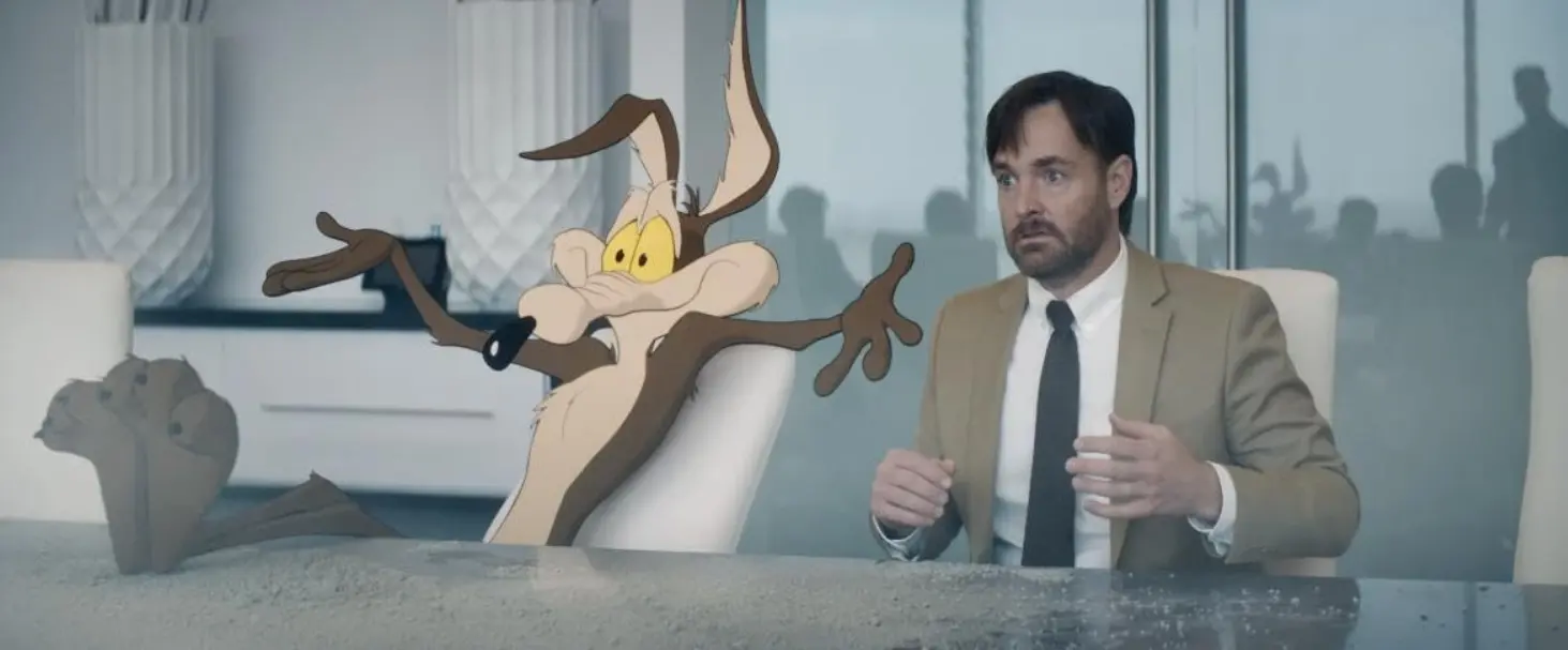 Will Forte dans « Coyote contre Acme » (2026) (image : IMDb)