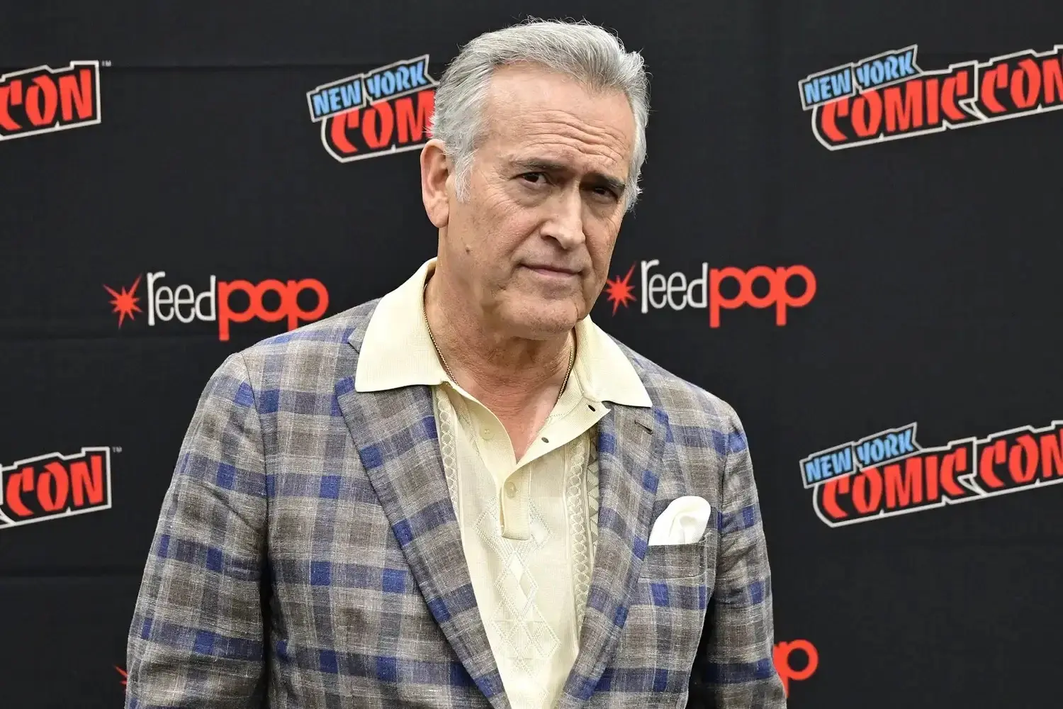 Bruce Campbell au New York Comic Con 2024 (Crédit : Eugene Gologursky/Getty)