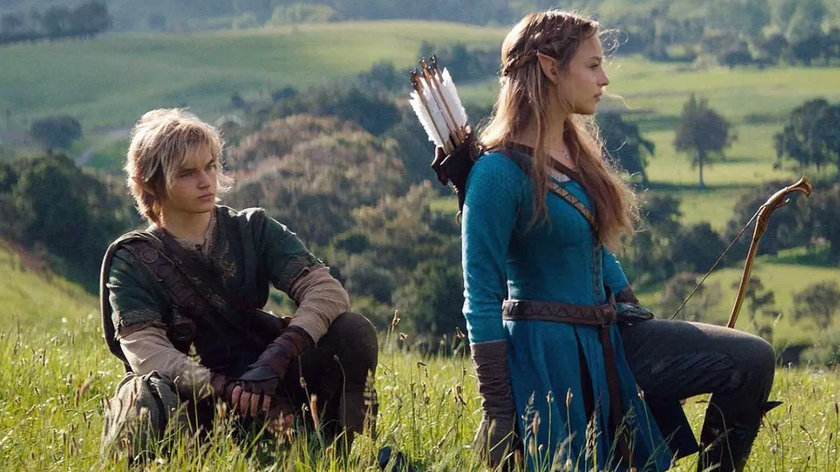 Benjamin Evan Ainsworth et Bo Bragason dans le rôle de Link et Zelda