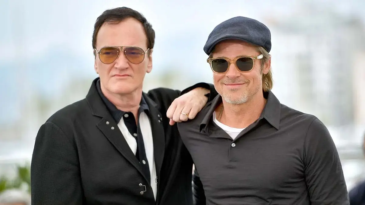 Quentin Tarantino et Brad Pitt (image : Getty)