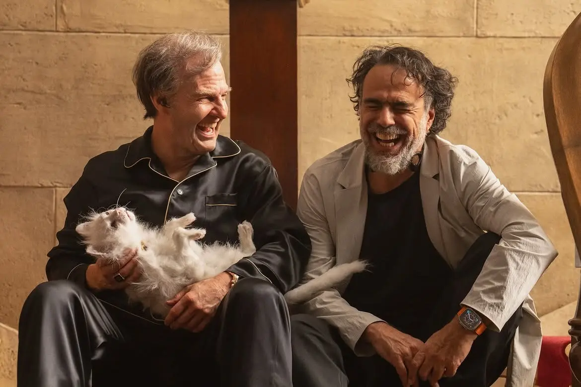 Tom Cruise et Iñárritu sur le tournage de
