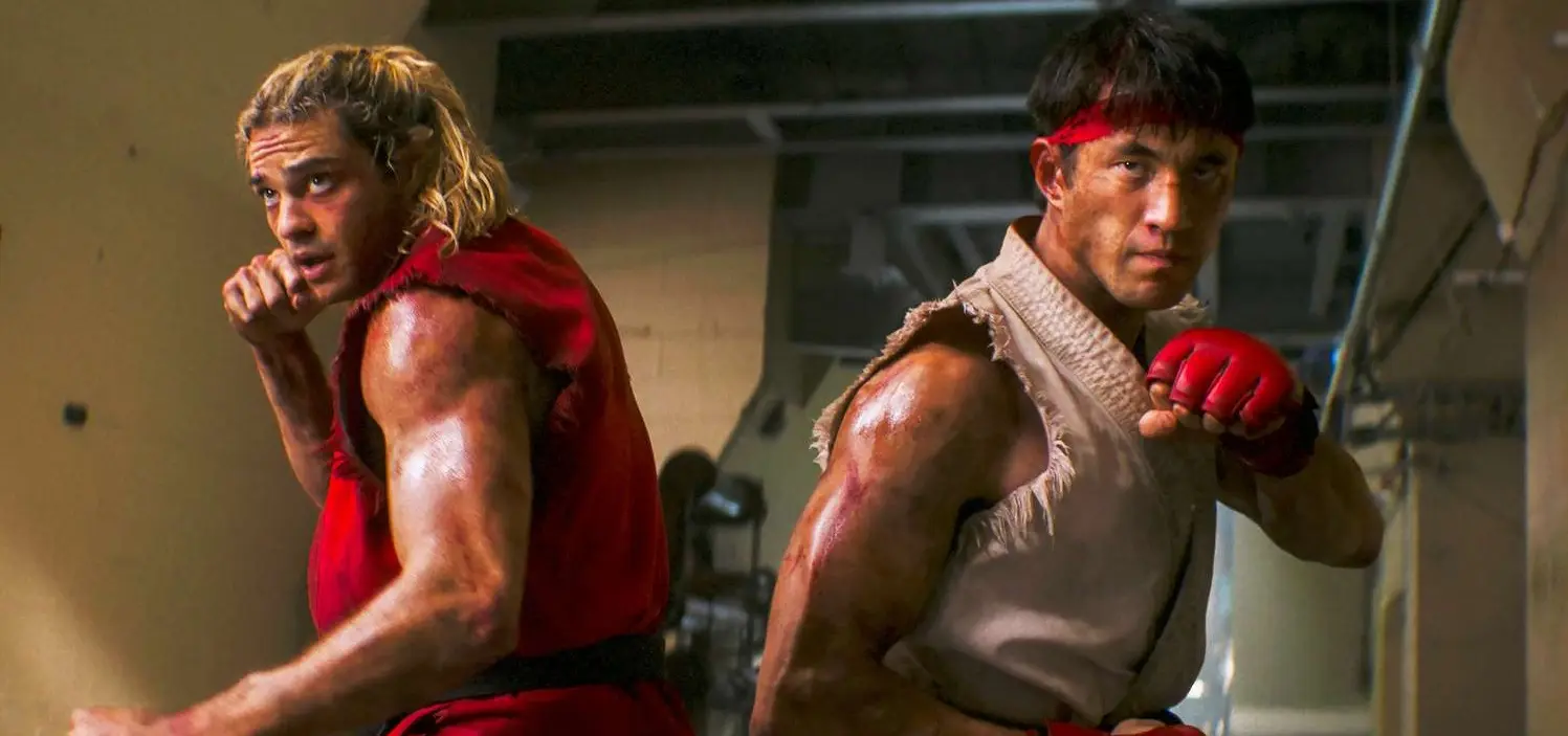 Noah Centineo (Ken) et Andrew Koji (Ryu) dans 'Street Fighter' (Image : Paramount Pictures / Legendary Pictures)